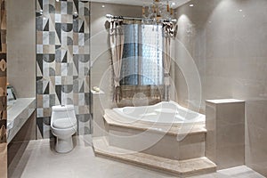 Bathroom toilet luxury shower room  jacuzzi